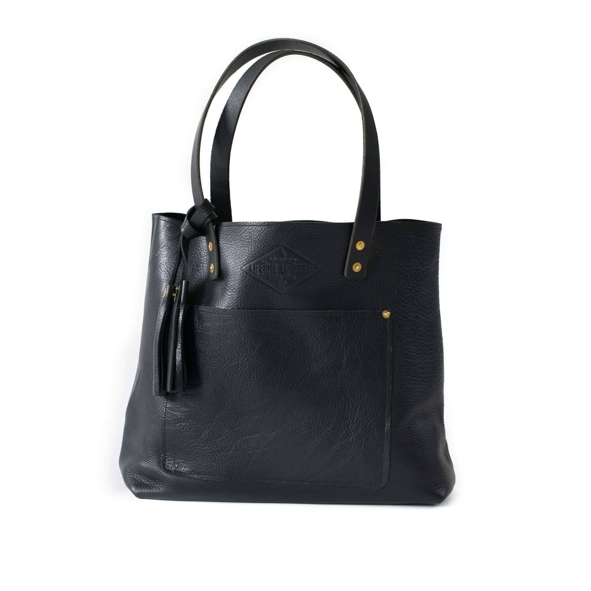 Women's lifetime leather tote bag outlet
